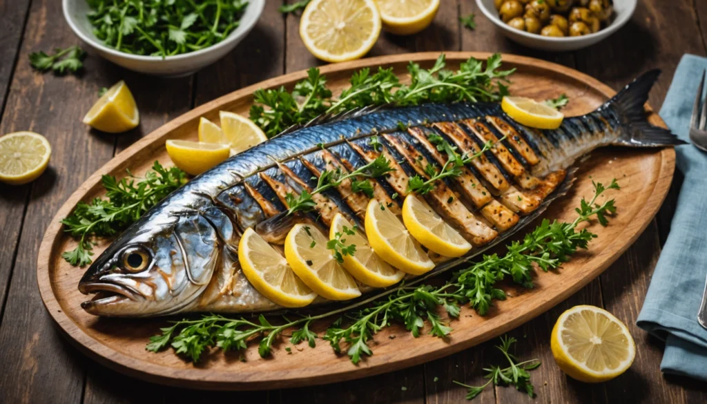 filet de maquereau à la plancha