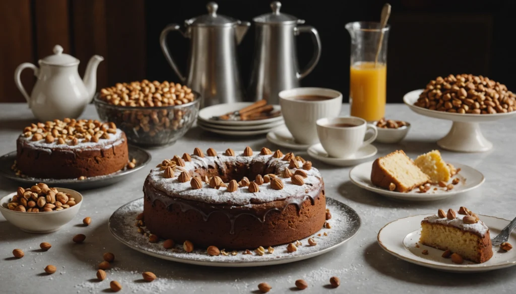 gateau au noisette et amande