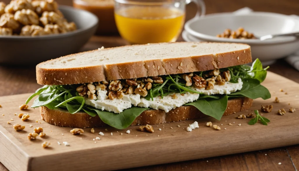 sandwich chevre miel