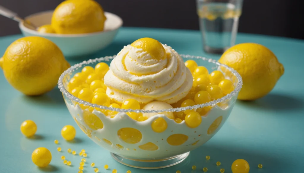 glace bille citron