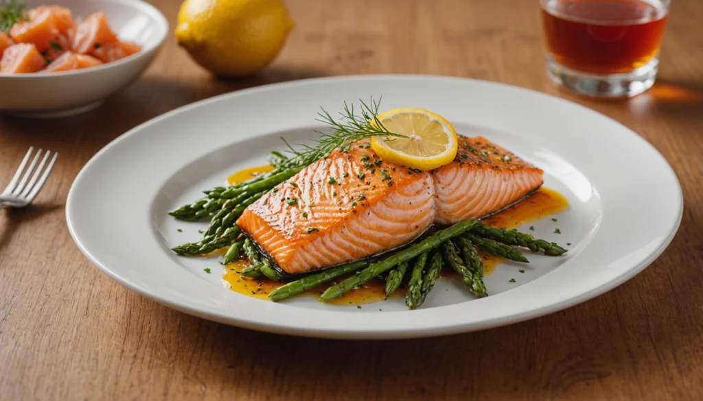 pavé de saumon mariné