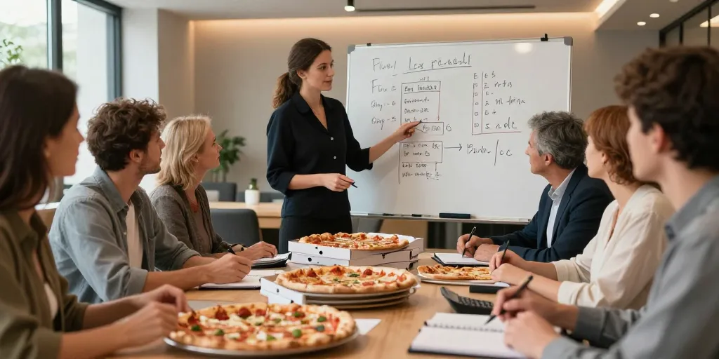 combien de pizza pour 50 personnes